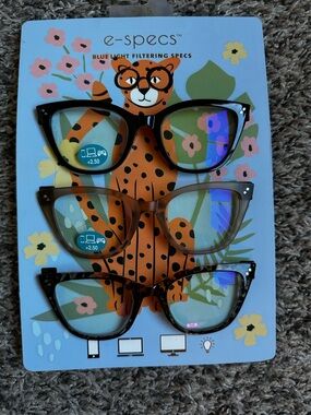 E-Specs Women’s Blue Light Filtering Glasses - Black, Brown, Tortoiseshell